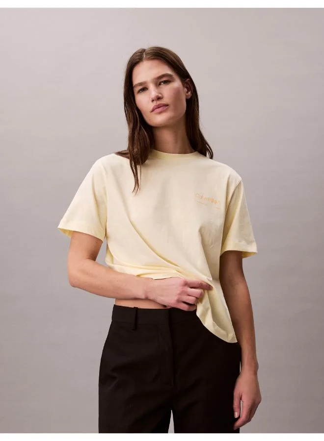 Calvin Klein Jeans Graphic Crew Neck T-Shirt